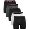 Expertoftio Boxer Uomo Pantaloncini Comodi Mutande Uomo in bambù Ultra Morbido Confezione da 5, Microfibra Multipack con Apertura Frontale, XX-Grande