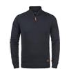 b BLEND BLEND Robin Maglione Pullover Troyer da Uomo con Collo Alto Stampa, Taglia:S, Colore:Navy (70230)