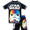 Star Wars Set da Nuoto per Ragazzi Costume da Bagno in 2 Pezzi Stormtrooper per Ragazzi | T-Shirt E Pantaloncini da Bagno | dai 3 Ai 13 Anni | Multicolor 3-4 Anni