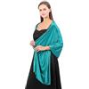LumiSyne Donna Scialle Stola In Raso Setoso Per Abito Da Sera Tinta Unita Sciarpe Lunga Leggero Elegante Wrap Stola Per Sposa Matrimonio Cerimonia Festa, 200×70cm