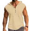 PRIVIMIX Canotta Uomo con Cappuccio Canottiera Palestra Estiva Felpa Maglietta Senza Maniche Bodybuilding Fitness Sportiva M-3XL