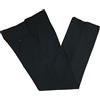 N+1 Pantalone Uomo Classico Fresco Lana con Pens Cavallo Alto Gamba Larga Elegante Tasca Dritta Leggero Estivo Primavera/Estate