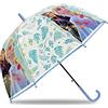 Nada Home Ombrello Disney Forzen Elsa trasparente automatico bambini manico ufficiale 4969