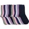 Fontana Calze, 12 paia di calze bambino/a ragazzo/a in caldo cotone elasticizzato. Prodotto Italiano (35-38, AS-BIMBA)