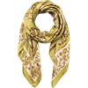 Trillion Sciarpa in seta da donna London® | Sciarpe leggere da donna | Scialle | Sciarpa per la testa | Regali per le donne | Stampe di design | Abbigliamento quotidiano | Liscio e morbido | Verde
