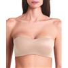 LORMAR Reggiseno Fascia Senza Ferretto Feel 1434 Microfibra Effetto Seta, Coppe Supersoft Invisibili, Spalline Staccabili - Talco Shine, 4B