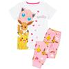 Pokémon Pigiama Ragazze Bambini Migliori Amiche Personaggio Maglietta Pantaloni Set Pjs