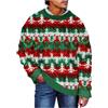 VPQILH Maglione Natalizio Uomo, Babbo Natale Albero Natalizie Maglioni Natalizio Girocollo Felpa Natale Uomo a Naniche Lunghe Felpe Natalizie, Ugly Christmas Sweater Caldo Maglioncino Casual Larghe Jumper