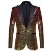 PYJTRL - Giacca da Uomo alla Moda con Paillettes Che cambiano Colore