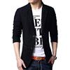 Allthemen Blazer Vintage Cotone Uomo Casual Giacca Slim Suit Nero L