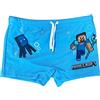 Fashion UK Minecraft Steve e Mostri - Costumi da Bagno Bimbo per Nuoto - Mare e Piscina