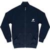 LOTTO Giacca Tuta Uomo Full Zip in Felpa LA1106, Polsino e Tasche. Blu M