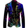 Generic Giacca Blu con Jeans Uomo Cappotto Cashmere Senza Monopetto Pioggia Idrorepellente Steampunk Cuoio 3XL Cappottino Molto Sposa Costine Dorati Foderata Uno Stretta Biliardo