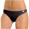 JADEA Slip Donna 7001 Tripack Midi - Confezione da 4 Tripack (12 Slip) in Cotone Bielastico, Vita Media e Cuciture Comfort - Bianco, Nero