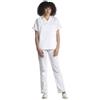 Tecno Hospital Divisa completa ospedaliera unisex, OSS, estetica, infermiere, casacca e pantalone (bianco, xl)