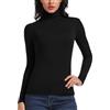 STARBILD T-Shirt Maglia Maglietta a Manica Lunga Dolcevita da Donna Basic Tshirt Ladies Tunica Slim-Fit Camicia Camicette a Maniche Lunghe Donna Top S-XXL