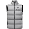 KZHPLXQ Gilet Senza Maniche Da Uomo Personalizzato con Collo Alto, Giacca Imbottita, Anti, Invernale, con Logo Stampato Fai Da Te, Gilet Caldo color2,XXL