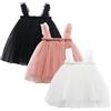 amropi Abito da Bambina Senza Maniche Tulle Confezione da 3 Vestito da Tutu per Bimba 0-3 Anni