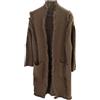 Generisch Cardigan lungo da donna in maglia grossa con frange, cappotto aperto in stile bohémien, morbido cardigan per un look casual autunnale