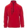 SADISRLS Felpa da Uomo Payper Dolomiti+ in Pile 280 Grammi con Mezza Zip Autunno Inverno (IT, Testo, XS, Regular, Regular, Rosso)