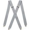 Pierrot Bretelle Uomo Larghe Vintage - Clip molto forti Regolabili Fino A 130cm - Bretelle Uomo Eleganti Artigianali Garantite A Vita