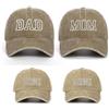 AMateschitz Berretto da baseball DAD Mama MINI Genitore Bambino Cappellino da baseball Unisex Vintage Berretto da baseball Classico Cotone Cappello da baseball Regolabile Cappello da baseball Famiglia