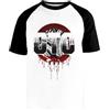 Newtee Roman Reigns OTC The Maglietta da Baseball Bianca Unisex Manica Corta Nera