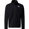 The North Face Giacca in pile antisana da uomo, Tnf Black Light Heather, S