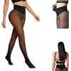 Generico Magic Fleece Lined Leggings for Women,Fake Translucent Thermal Leggings - High Waist Tummy Control & One-Seam Shaping. Warm Faux Sheer Look Compression Pantyhose for Winter