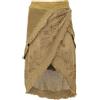 GURU SHOP Guru-Shop, Gonna a Portafoglio Goa, Hippy Rock, Marrone, Dicotone, Dimensione Indumenti:One Size, Gonne Lunghe