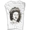 3stylercollection T-Shirt Donna Bianca Regina Elisabetta - Elisabeth Queen - God Save The Queen