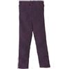 Disana Leggings a maglia per neonati e bambini, 100% lana merino biologica, traspiranti, caldi e morbidi, unisex, taglia 62 - 140, sostenibili ed elastici, realizzati in Germania, melanzana, 110/116 cm