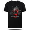 AZgraphishop T-shirt con grafica Multistrada V2 Red Drawing Style TS-DUC-040