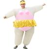 Générique Costume gonfiabile giapponese di Sumo per uomo con tutù, costume da carnevale con testa di decorazione, vestito di spettacolo, alla moda, costume gonfiabile, ballerina per cosplay festa