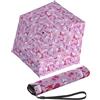 Knirps Ultra US.050 Slim Manual, ombrello tascabile ultra leggero e piatto, resistente alle tempeste, antivento, 21 cm, abbracing love, 90 cm