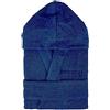 Generico Accappatoio Caloibrato unisex in spugna di cotone 400gr Sommaruga, per uomo e donna (IT, Testo, 4XL, Plus, Regular, Royal)
