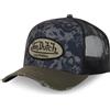Von Dutch Cappello Uomo e Donna, Trucker Print, Kaki 01