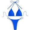 PINTUTU Generico Set di Bikini da Donna, Sexy Brasiliana Costumi da Bagno Perizoma Bikini Mare 2 Pezzi Regolabile Vita Alta Bikiniset Mare Costumi Bagno Donna Costume Intero Donna Piscina