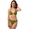 ROCK-IT Apparel I Premium Set Bikini da Donna [Taglie: S - XL] I Set Bikini Sexy (Top + Slip) I Push up Triangolare Originale da donnai X-Large - Olive
