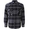 ROCK-IT Apparel I Camicia di Flanella a Maniche Lunghe da Uomo I Camicia a Quadri da Boscaiolo I Camicia a Quadri con Barra di Chiusura [S-5XL] qualità Premium I Nero, Blu, Rosso a Scacchi 3XL