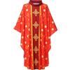 COSDREAMER Costume da Chiesa Unisex paramenti sacerdote clero Casula cattolica di Massa Abito