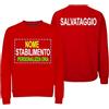 t-shirteria Felpa Girocollo con Nome Stabilimento Personalizzabile Salvataggio Unisex Estate Mare