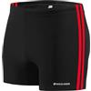 sesto senso Boxer da Bagno Aderente da Uomo, Sportivo e Impermeabile per Nuotare - Taglia 4XL, Colore Nero - Costume da Bagno Aderente