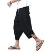 MISSMAOM_Fashion2019 Harem Uomo Donna Pantaloni Harem in Cotone Leggero Stile Hippie Alibaba Goa