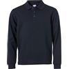 CliQue Basic Polo Sweater Maglia di Tuta, Blu (Blu Scuro), 5X-Large Uomo