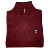 BE BOARD Felpa Uomo Micropile Zip Corta 9827 Colore Vinaccia (XL)