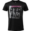 Merch Traffic T-Shirt Ramones Rocket To Russia Maglietta Rock Ufficiale Nera Cotone Unisex Adulto Ragazzo