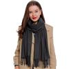 DonDon Sciarpa Donna Invernale Sciarpa Inverno Scialle Stola morbida e calda 185 x 65 cm