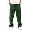 Generico Pantaloni Tuta Uomo Pantaloni Uomo Tuta Felpati Pantalone Invernale Da Palestra Invernali Casual Sportivo Sportivi Tute Felpate Cotone Felpato Della Larga 6Xl Caldi Comodi Con Elastico In Vita Pile
