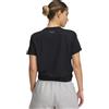 Under Armour Women's Tech Pth Graphic Short Sleeve T-Shirt Magliette, Nero/Castlerock, L Donna